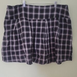 Killstar Black and Gray Plaid Skirt *Read Sizing*